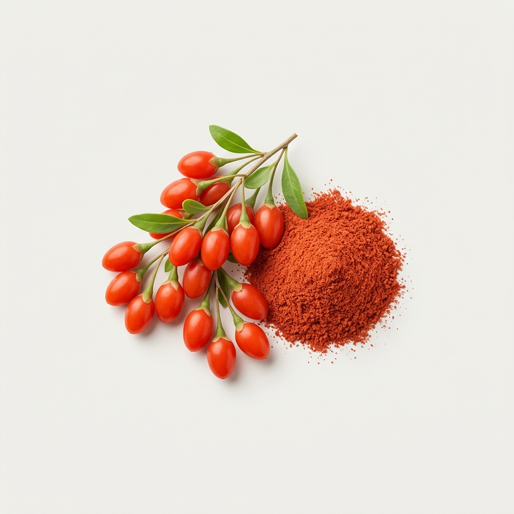 Lycium goji berry and powder