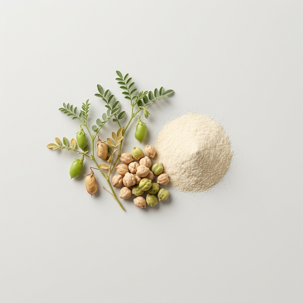 Vitamin B6 chickpeas and powder